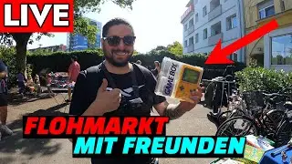 LIVE Flohmarkt Action - Retro-Funde mit @PatronY88 & @reiskanzlertv auf dem Dorftrödel - Reselling