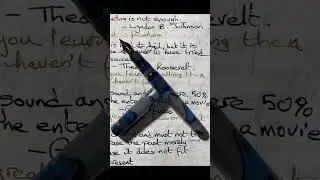 Writing Fri 29 Aug Delta Dune and Diamine Vibe #shorts