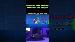 Geometry Dash MrBeast Challenge For $69,420 #shorts