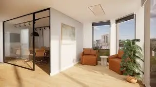 Interior Design digital flythrough, Video walk through Kitchen Renovation. Enscape SketchUp