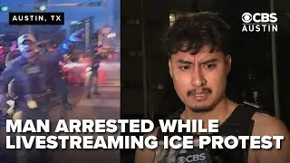 FULL INTERVIEW: Man arrested while livestreaming Austin ICE protest