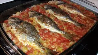 Рыба с рисом в духовке. Вкусный ужин - Γεύση και Οικονομία
