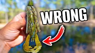 95% of Anglers make this HUGE Mistake while Jig Fishing!! (Underwater Footage)