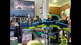 Lego roller coaster crash LEGO stop motion