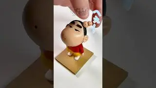 Sculpting PUNISHED SHIN-CHAN #polymerclay #shinchan #clayart