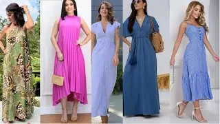 vestidos largos holgados cl&aacute;sicos y elegantes de lujo silencioso