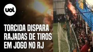 Torcida dispara rajadas de tiros em jogo de v&aacute;rzea no Rio de Janeiro