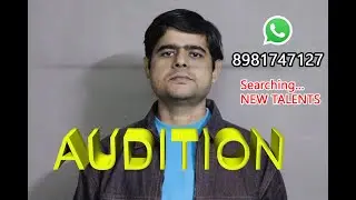 Acting Casting Call / Audition in Kolkata For Movie / TV Serial / Web Series
