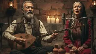 Başımda altın tacım | yanık ağıt düeti | bağlama solo Ai