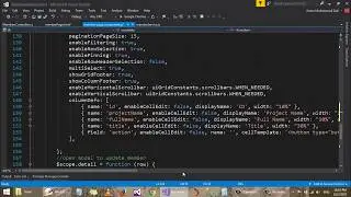 Simple Business Application using Ui-Grid by Angular 1.5 and CRUD using EF, webapi(Part7)