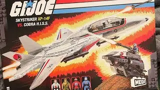 Mega GI Joe Skystriker Vs. Cobra Hiss tank set review. Is mega better than Lego?