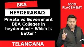 Private vs Government BBA Colleges in HEYDERABAD &ndash; Which is Better?