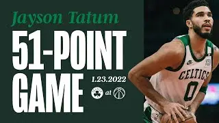 Jayson Tatum scores 51 points vs. Bradley Beal and the Washington Wizards | EVERY BASKET