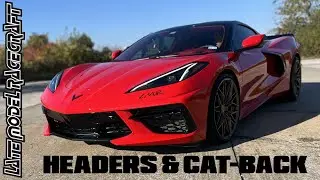 Listen to the C8 with Headers and Cat-Back Exhaust - Late Model Racecraft