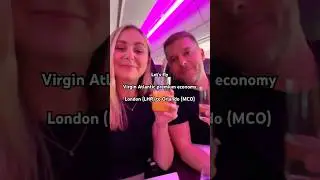 Rating our meals on Virgin Atlantic Premium Economy ✈️ Best food in the sky? #shorts #virginatlantic