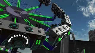Funfair Ride Simulator 4 Predator (The Gate) offride FRS4