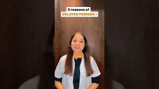 5 reasons of delayed periods. #menstrualcycle #delayedperiods #periodissues