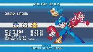 Mega Man Legacy Collection -Cossack Catcher Gold- by Azraelka