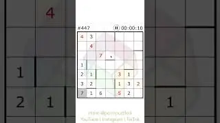 One Up 447 in 29 seconds | how fast, not how-to | 10 Jun '25 #oneuppuzzle #solution #oneup447 #oneup