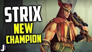 Strix Paladins New Champion - Bolt Action Sniper, Dual Weapons & Stealth!