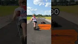$1000 RC Car vs. McDonald's Boy 😳