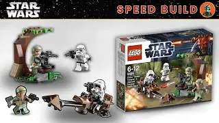 ⚡️ Full Speed Build｜LEGO Star Wars 9489 Endor Rebel & Imperial Trooper Battle Pack
