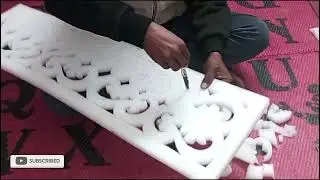 Best easy steps foam design cutting video!! #foam #cutting#foamdesign design!!