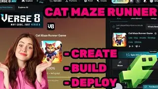 Cat Maze Runner $GDCT Golden Cat Token | My 2nd Game on Verse8 x Cross Forge