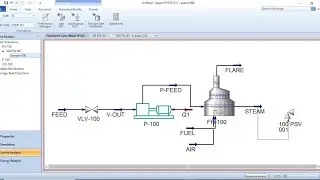 How to model/design Pressure Safety Valves in Aspen Hysys: Safety Analysis using Aspen Hysys