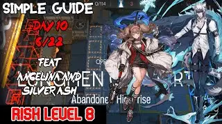 【Arknights】【Day 10】CC Event - Abandoned High-rise (6/22)  Angelina and Silver Ash[Risk 8][ENG-SUB]