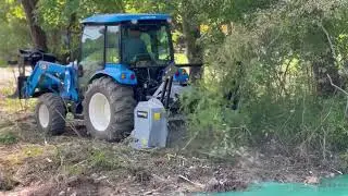 Customer in Action - MP560 Fixed Tooth Mulcher for Power Take Off on a Tractor