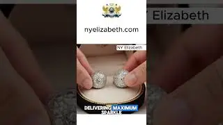 18K WHITE GOLD DIAMOND PAV&Eacute; BALL CLIP EARRINGS