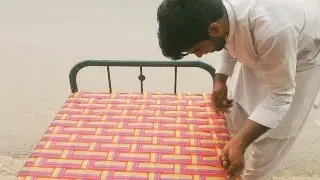 Rope Bed Weaving /Beautiful Creative Ideas/How to MAKE CHARpai