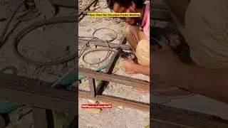 How to Making Fibre shed Structure Frame Welding