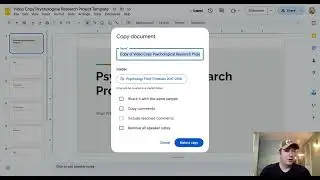 Make a Copy of a Google Slide