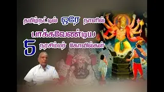தமிழ்நாட்டில் ஒரே நாளில் பாக்கவேண்டிய 5 நரசிம்மர் கோவில் | நரசிம்மர்கள் தரும் பலன்கள்