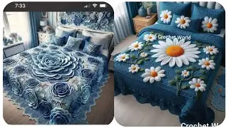 👰 Crochet Bridal Bedding Set | Handmade Designs for Brides....