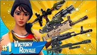 LEGENDARY GUNS ONLY CHALLENGE! | Dansk Fortnite