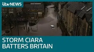 Storm Ciara brings flooding and severe disruption to UK | ITV News