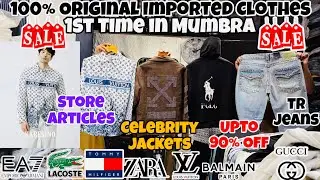 1st Time in Mumbra 🔥 | Upto 90% Off | Original Imported Jackets,Tshirts | Branded Clothes in Mumbai