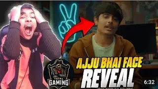 Ajju Bhai Face reveal video reaction 🤩 Total Gaming Face reveal Finally