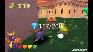 Spyro Trilogy Deluxe 120% Nivel 3: Plaza mayor 💎200/200 🐲4/4 🥚🐲1/1