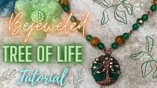 Bejeweled Tree of life Pendant Tutorial
