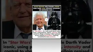 DAVID PROWSE HOLLYWOOD LEGEND BUILT DARK AURA WITHOUT SPEAKING OR SHOWING FACE