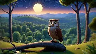 Owl&rsquo;s Nighttime Song 🦉 | Soothing Kids Lullaby | Preschool Bedtime Music