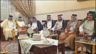 السيدعبدالماشطي في تحويلة قبيلة عكيل على عشيرة الزركوش اثر قضية شائكة دامت اكثر من عام انتهت على خير