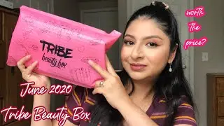 June 2020 Tribe Beauty Box unboxing // Try on  // Logui Beauty