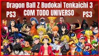 NOVO DRAGON BALL Z BUDOKAI TENKAICHI 3 PARA PS3/PS2 | GAMEPLAY COMPLETO