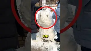 They DID SOMETHING INCREDIBLE with a SNOWMAN!☃️