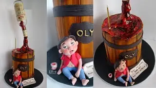 How to make Drunk Man Fondant Cake Topper
